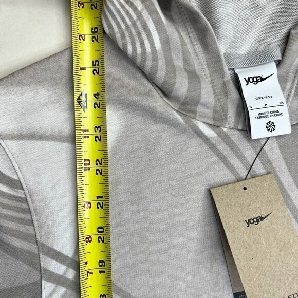 Nike Yoga Dri-fit A.I.R. Robbie Simon Training Hoodie S/S New Men’s Small Tan - Picture 15 of 16